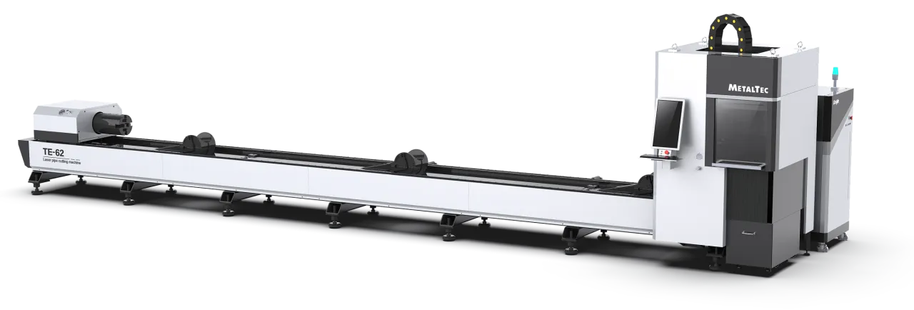 METALTEC TE-62 (1500W) оптоволоконный лазерный станок для металлических труб
