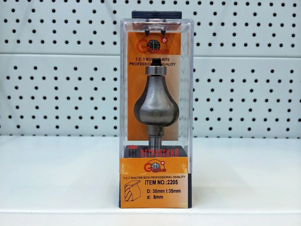 Фреза ГЛОБУС 2205 D30 кромочная фигурная