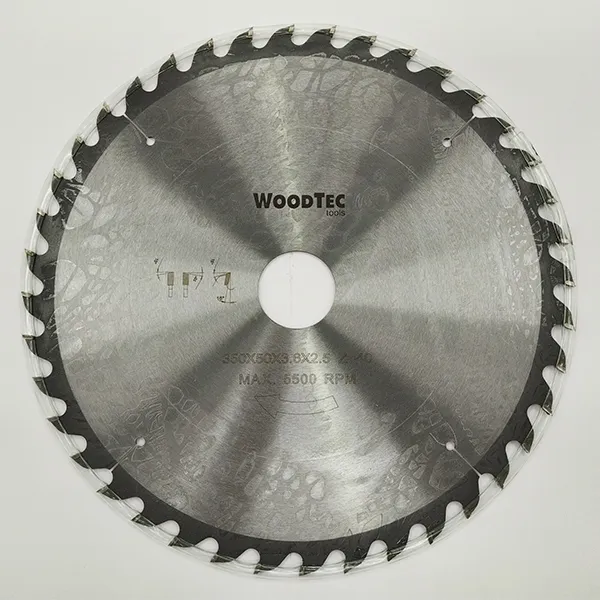 Пильный диск Ø350 х 50 х 3,6/2,5 Z40 WZ WoodTec Пильный диск Ø350 х 50 х 3,6/2,5 Z40 WZ WoodTec