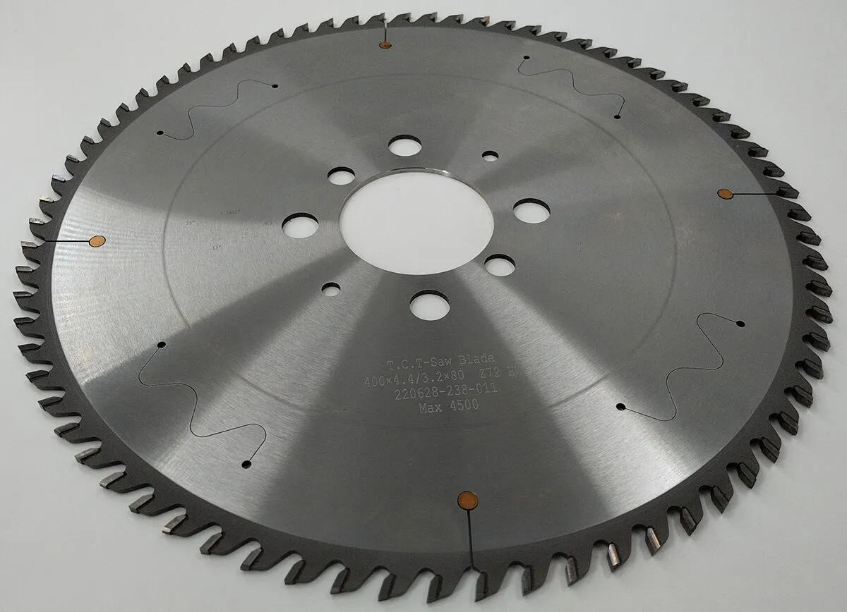 Пильный диск основной Ø400 х 80 х 4,4 / 3,2 Z = 72 WoodTec Пильный диск основной Ø400 х 80 х 4,4 / 3,2 Z = 72 WoodTec