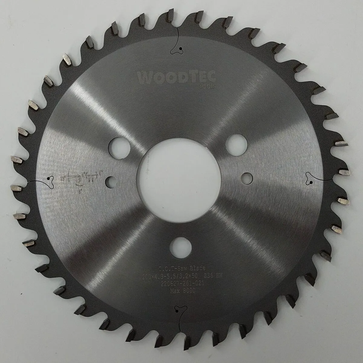 Подрезной диск Ø200 х 50 х 4,3-5,5 Z = 36 WoodTec Подрезной диск Ø200 х 50 х 4,3-5,5 Z = 36 WoodTec