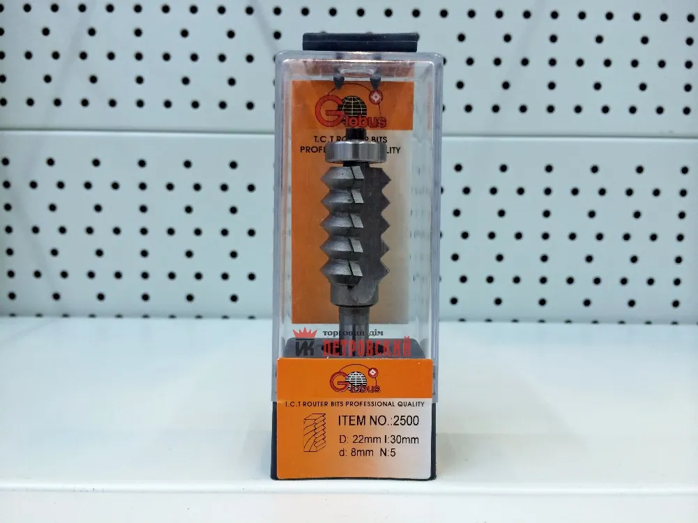 Фреза ГЛОБУС 2500 5x30 кромочная фигурная Фреза ГЛОБУС 2500 5x30 кромочная фигурная