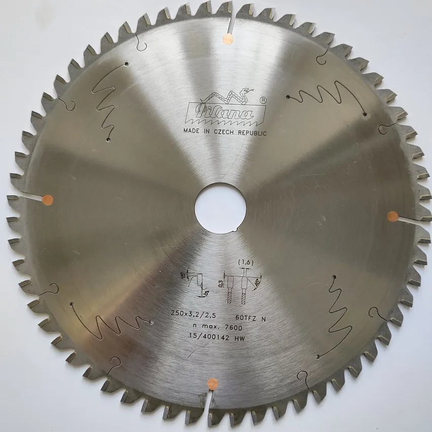 Пильный диск TCT "Pilana" 250x3.2/2.5x30 z60 87 TFZ N Пильный диск TCT "Pilana" 250x3.2/2.5x30 z60 87 TFZ N