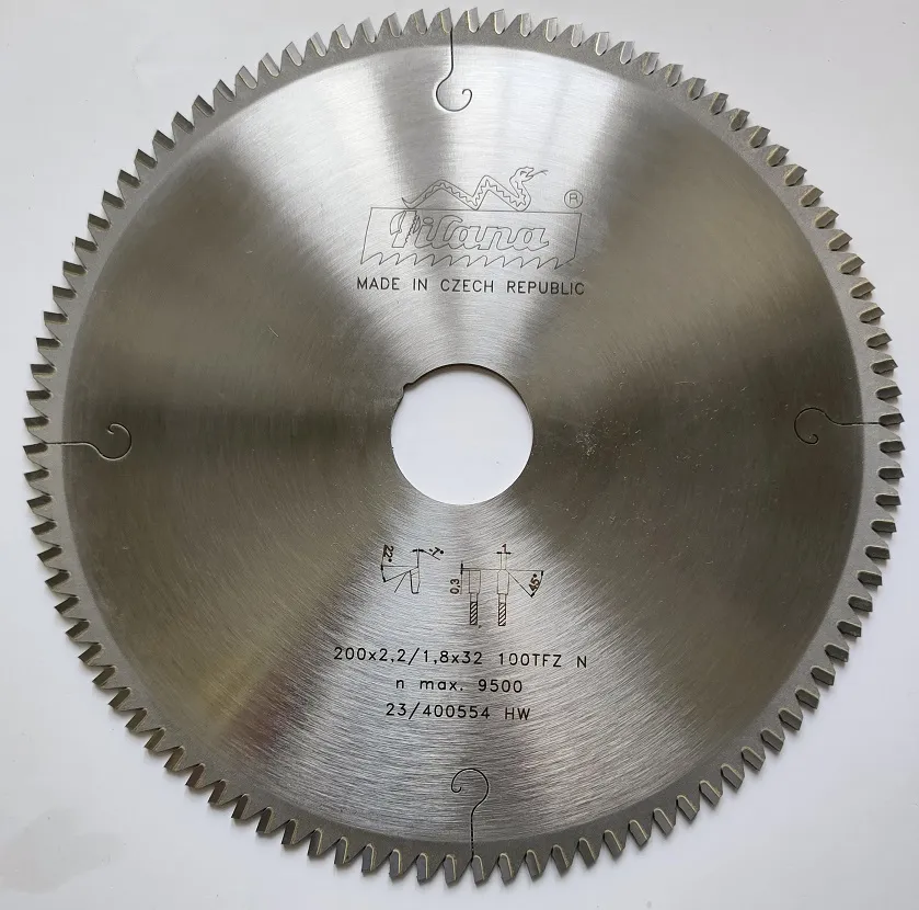Пильный диск TCT "Pilana" 200x2.2/1.8x32 z100 87.1 TFZ N