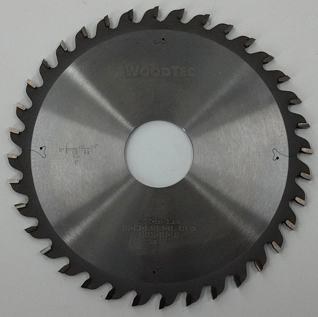 Подрезной диск Ø200 х 45 х 4,3-5,5 Z = 36 WoodTec Подрезной диск Ø200 х 45 х 4,3-5,5 Z = 36 WoodTec