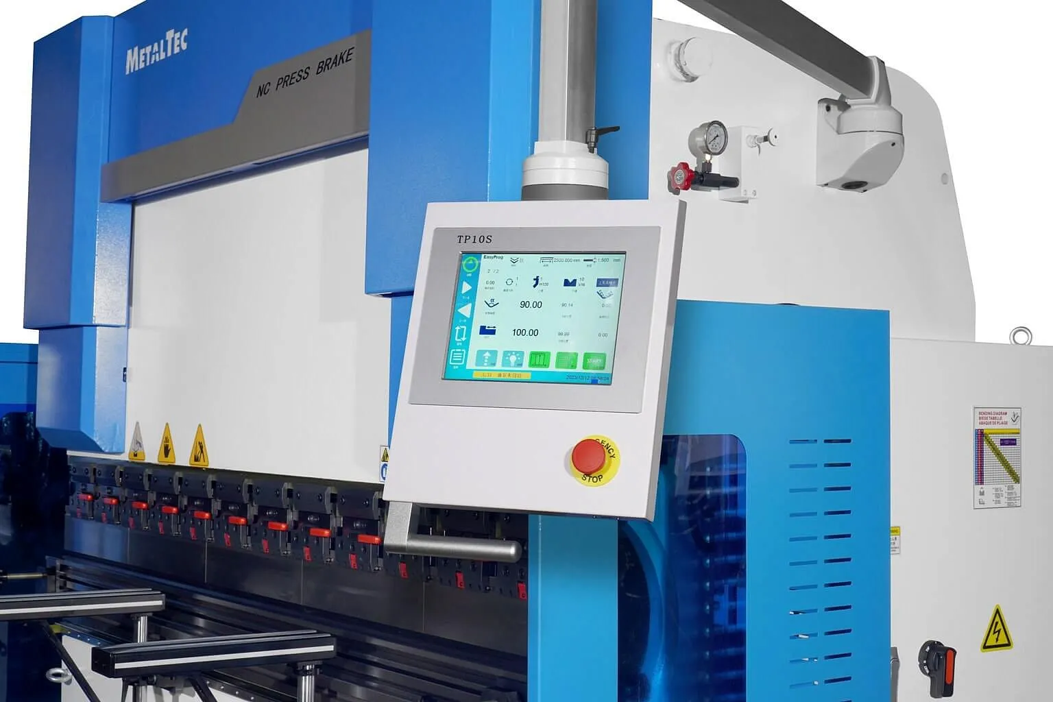MetalTec HBM 80/2500C Листогибочные гидравлические прессы с ЧПУ контроллером TP10S MetalTec HBM 80/2500C Листогибочные гидравлические прессы с ЧПУ контроллером TP10S