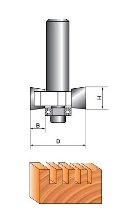 Фреза ГЛОБУС 1023 h6 кромочная фальцевая Фреза ГЛОБУС 1023 h6 кромочная фальцевая