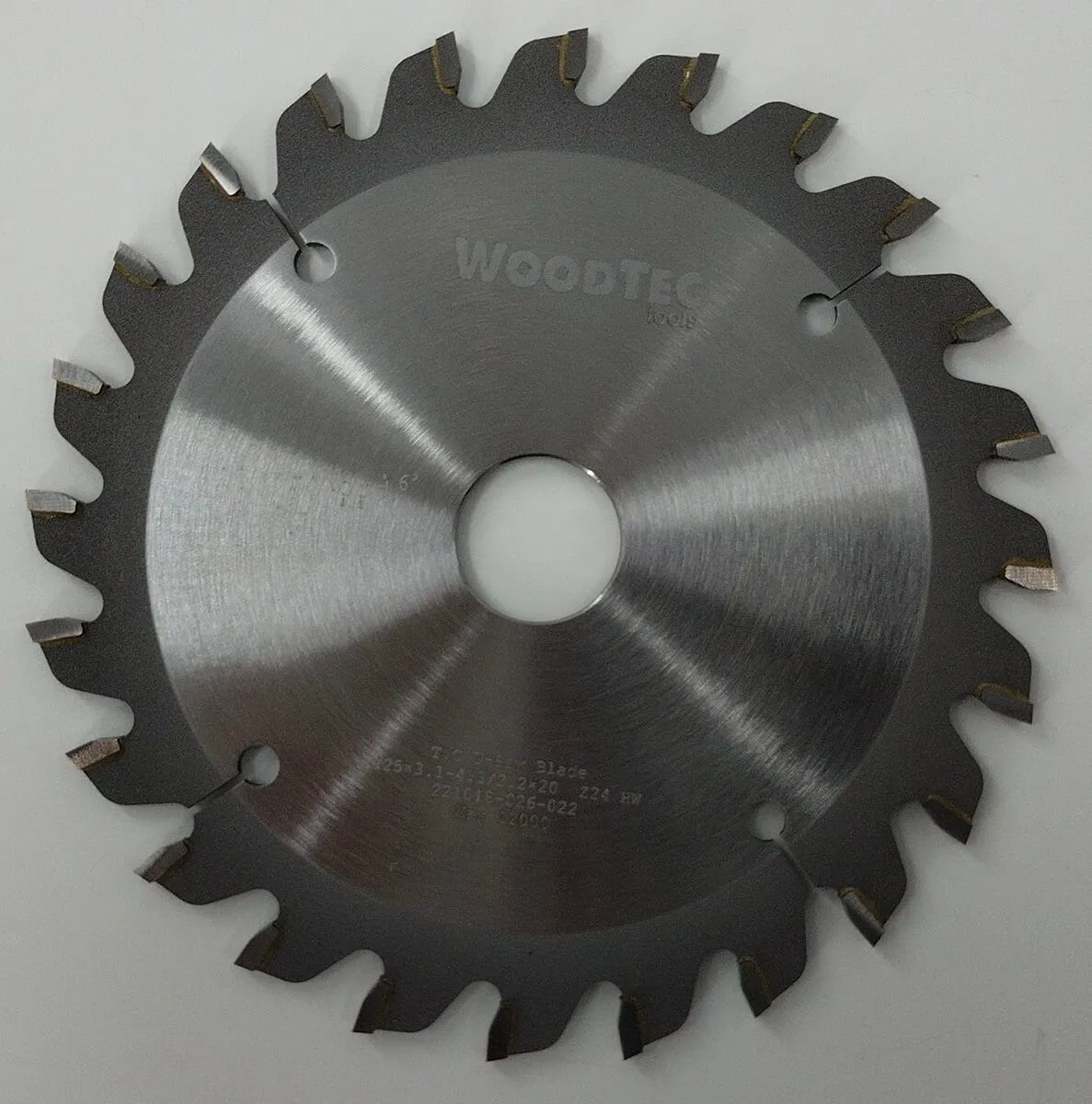 Диск пильный подрезной конический WoodTec для форматно-раскроечных станков Ø125 х 22 х 3,1-4,3 Z = 24 KON Диск пильный подрезной конический WoodTec для форматно-раскроечных станков Ø125 х 22 х 3,1-4,3 Z = 24 KON