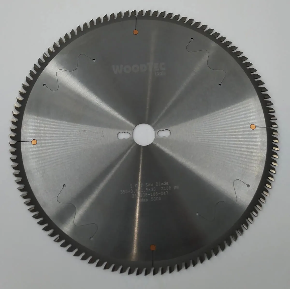 Пильный диск основной WoodTec для форматно-раскроечных станков Ø350 х 30 x 3,5 / 2,5 Z = 108 FZ/TR Пильный диск основной WoodTec для форматно-раскроечных станков Ø350 х 30 x 3,5 / 2,5 Z = 108 FZ/TR