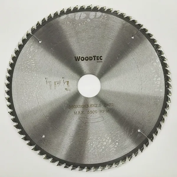 Пильный диск Ø350 х 50 х 3,6/2,5 Z72 WZ WoodTec Пильный диск Ø350 х 50 х 3,6/2,5 Z72 WZ WoodTec
