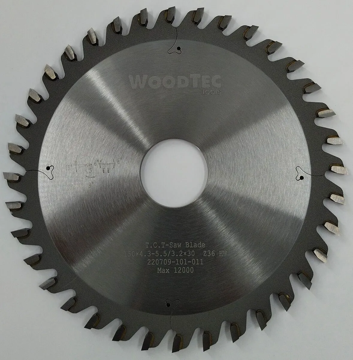 Подрезной диск Ø150 х 30 х 4,3-5,5 Z = 36 WoodTec Подрезной диск Ø150 х 30 х 4,3-5,5 Z = 36 WoodTec
