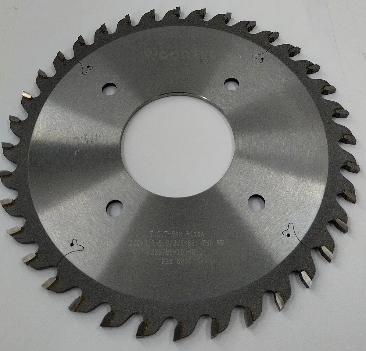 Подрезной диск Ø200 х 65 х 4,7-5,9 Z = 36 WoodTec Подрезной диск Ø200 х 65 х 4,7-5,9 Z = 36 WoodTec