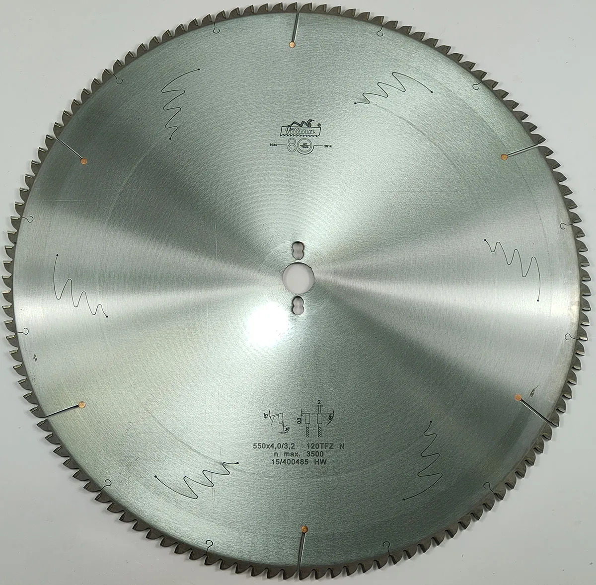 Пильный диск TCT "Pilana" 550x4.0/3.2x30 z120 87 TFZ N Пильный диск TCT "Pilana" 550x4.0/3.2x30 z120 87 TFZ N