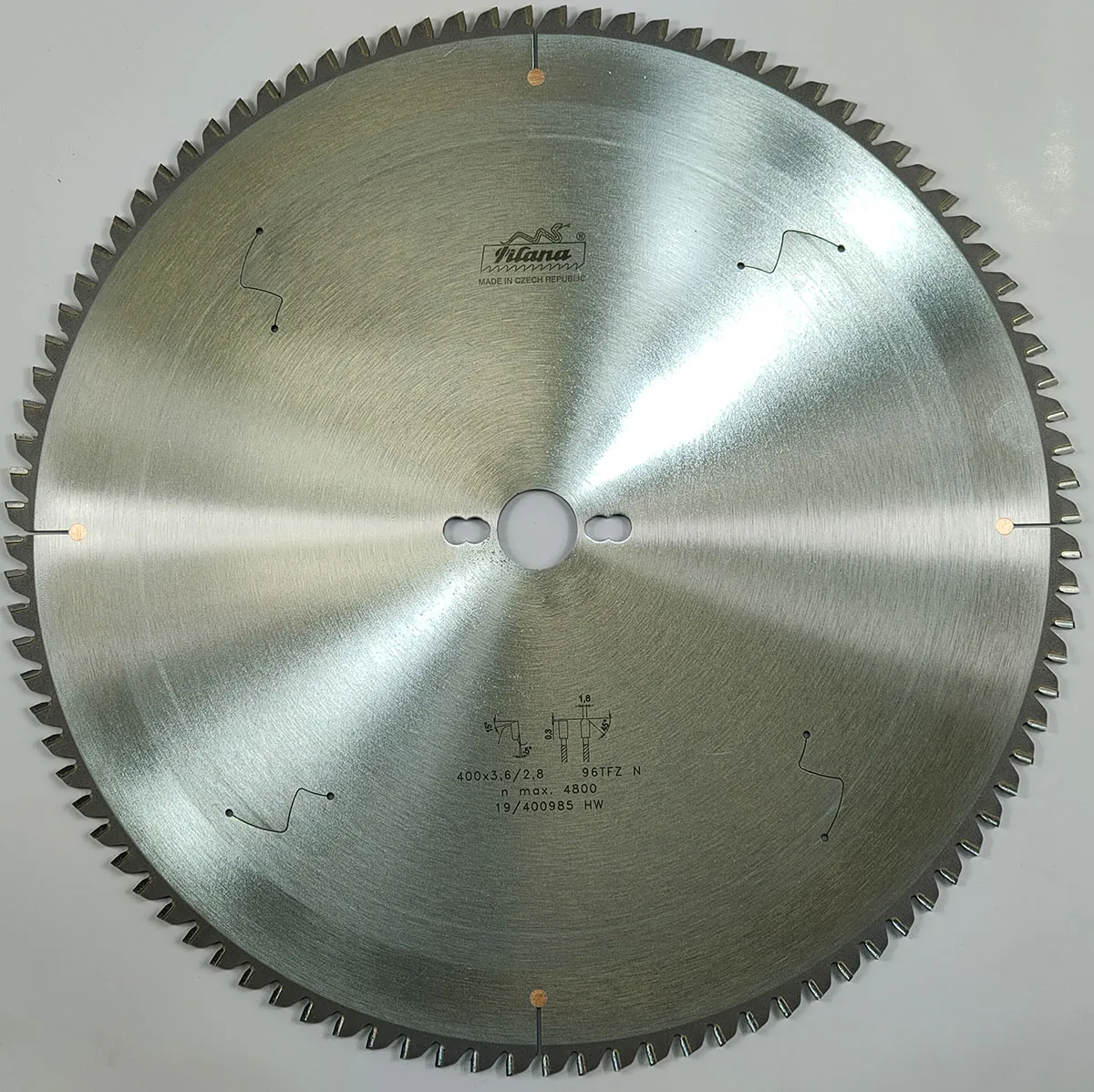 Пильный диск TCT "Pilana" 400x3.6/2.8x30 z96 87-13 TFZ N Пильный диск TCT "Pilana" 400x3.6/2.8x30 z96 87-13 TFZ N