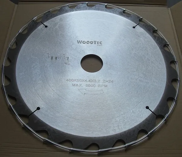 Пильный диск Ø400 х 50 х 4,2/2,8 Z24 WZ WoodTec