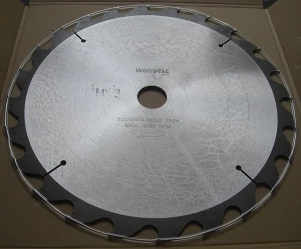 Пильный диск Ø500 х 50 х 4,4/3,0 Z24 WZ WoodTec
