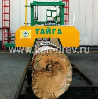Ленточная пилорама Тайга T-3Б с бензиновым двигателем LIFAN Ленточная пилорама Тайга T-3Б с бензиновым двигателем LIFAN