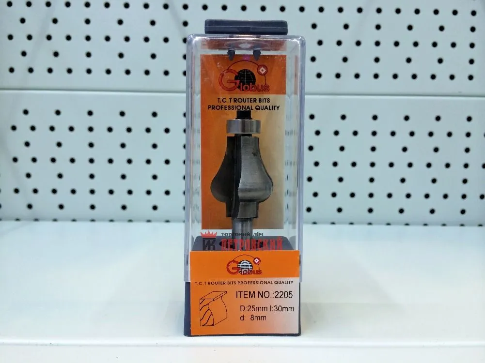 Фреза ГЛОБУС 2205 D25 кромочная фигурная