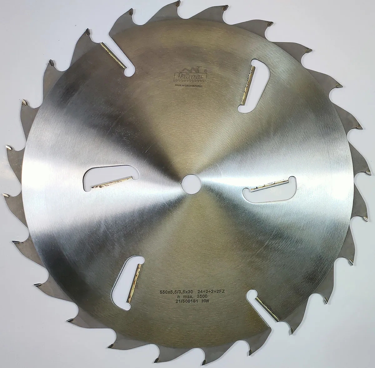 Пильный диск TCT "Pilana" 550x5.5/3.5x30 z24+6 94.1 FZ Пильный диск TCT "Pilana" 550x5.5/3.5x30 z24+6 94.1 FZ