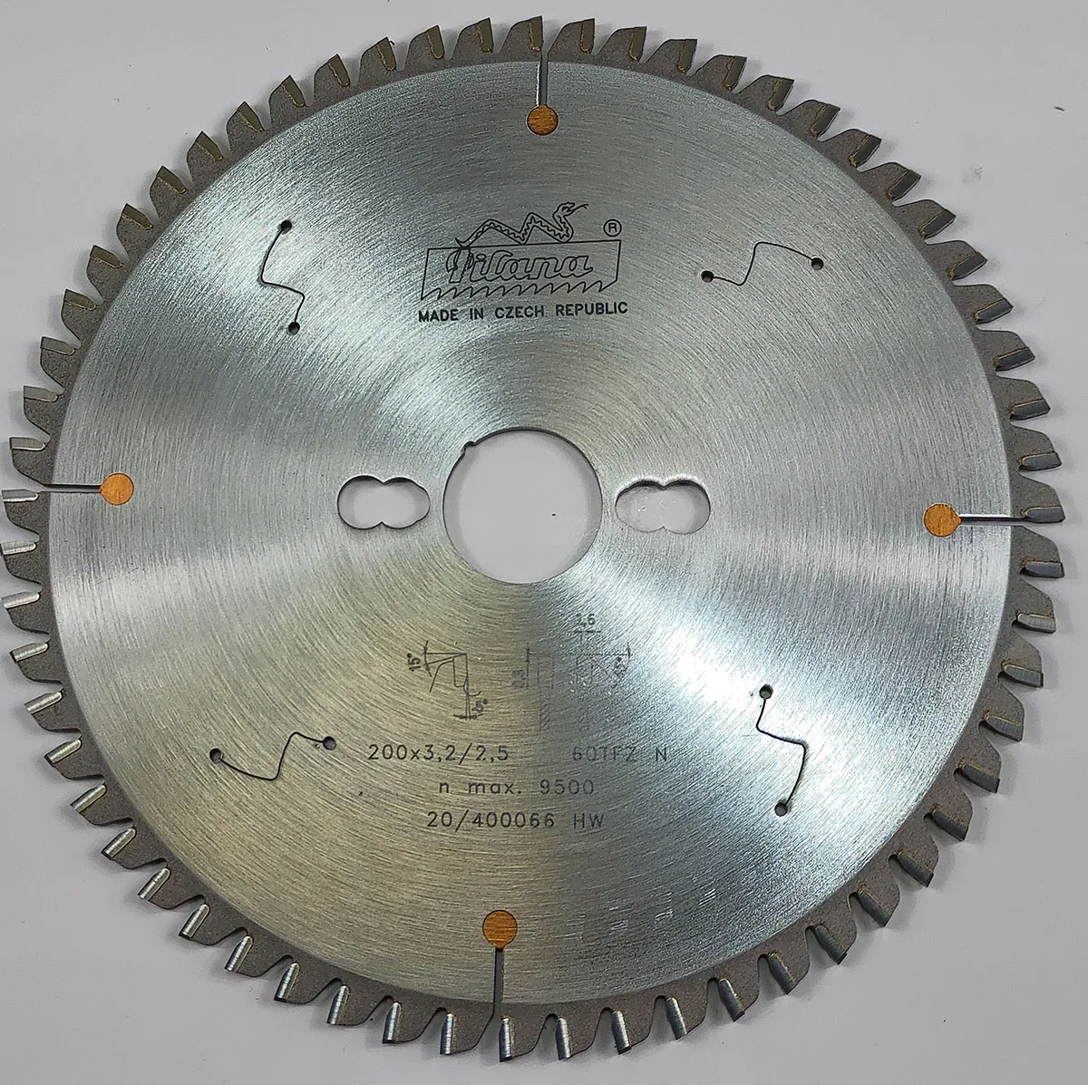 Пильный диск TCT "Pilana" 200x3.2/2.5x30 z60 87-11 TFZ N