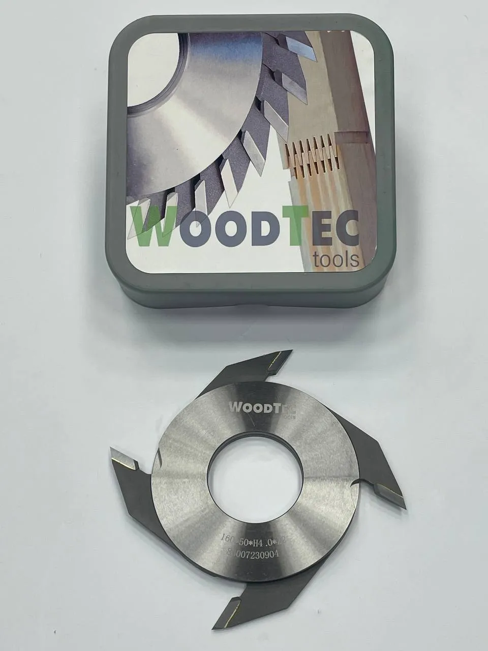 Фреза для сращивания древесины на микрошип 160x50 H4 Z2 ТСТ WoodTec Фреза для сращивания древесины на микрошип 160x50 H4 Z2 ТСТ WoodTec