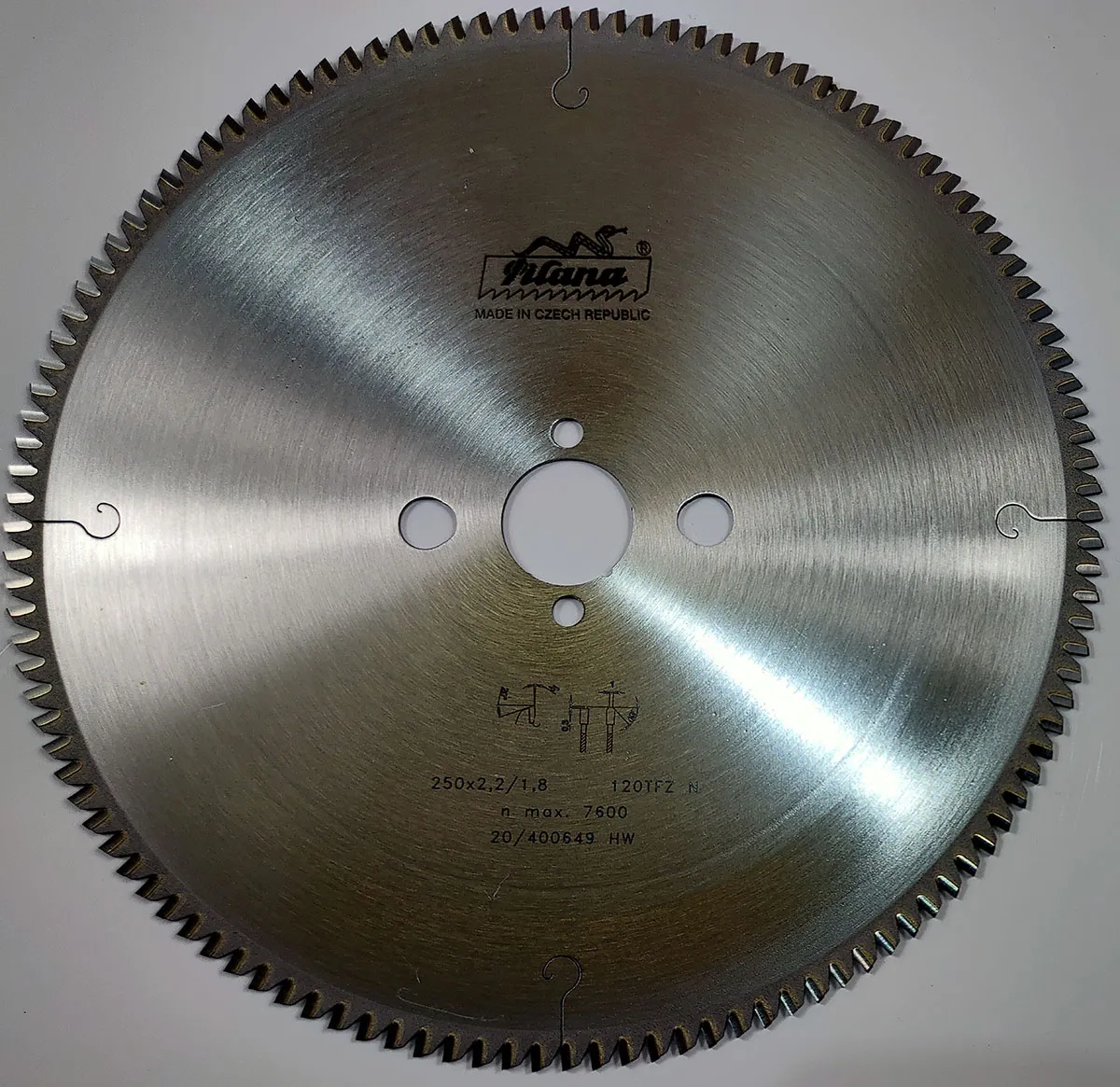Пильный диск TCT "Pilana" 250x2.2/1.8x30 z120 87.1 TFZ N