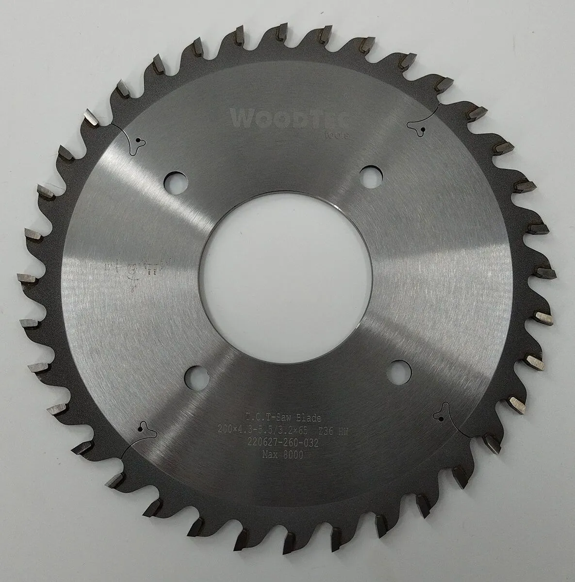 Подрезной диск Ø200 х 65 х 4,3-5,5 Z = 36 WoodTec Подрезной диск Ø200 х 65 х 4,3-5,5 Z = 36 WoodTec